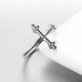 Wholesale Vintage 925 Sterling Silver Christian Cross Ring